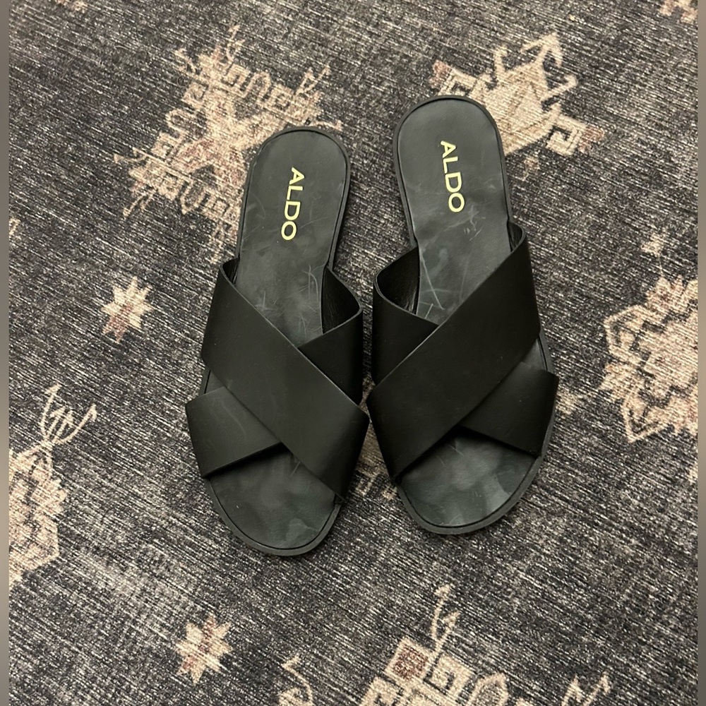Also Black Sandal Slides 8